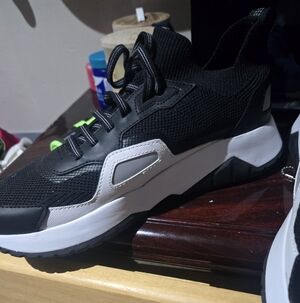 Hugo Boss Black and White Men's Sneakers